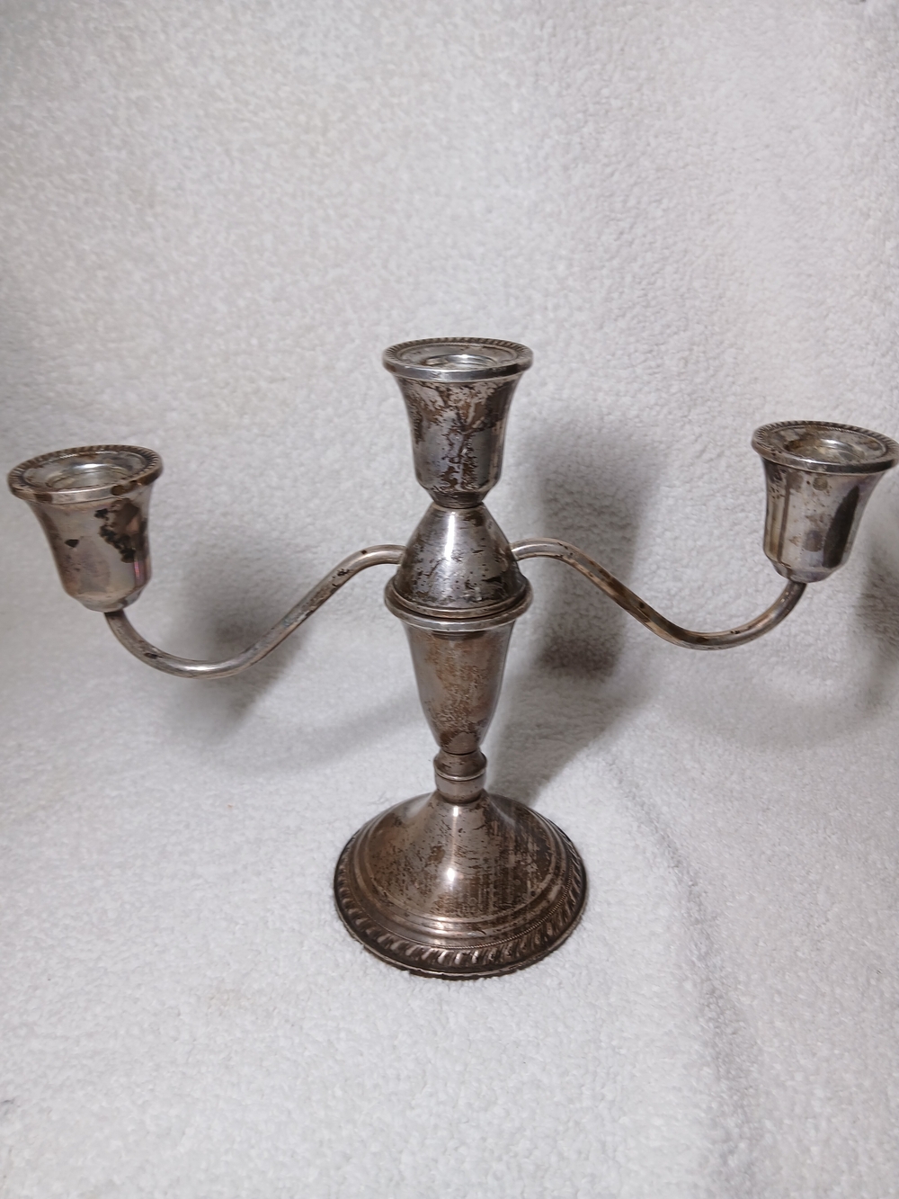 Vintage Duchin Creations Sterling Silver 3-Light Candelabra.